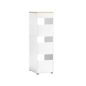 Schildmeyer Kast Solea (3 vakken, hoogte 154 cm, mat wit) (4027181123638)