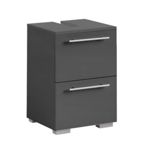Schildmeyer Onderkast wastafel Carlos (Breedte 40 cm, Antraciet) (4027181112670)