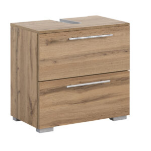 Schildmeyer Onderkast wastafel Carlos (Breedte 60 cm, Eiken landhuis) (4027181112694)