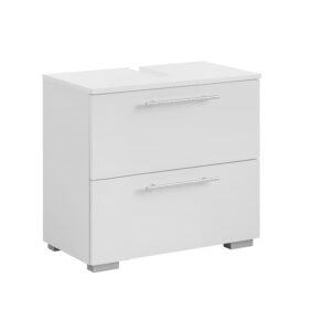 Schildmeyer Onderkast wastafel Carlos (Breedte 60 cm, parelwit) (4027181112687)
