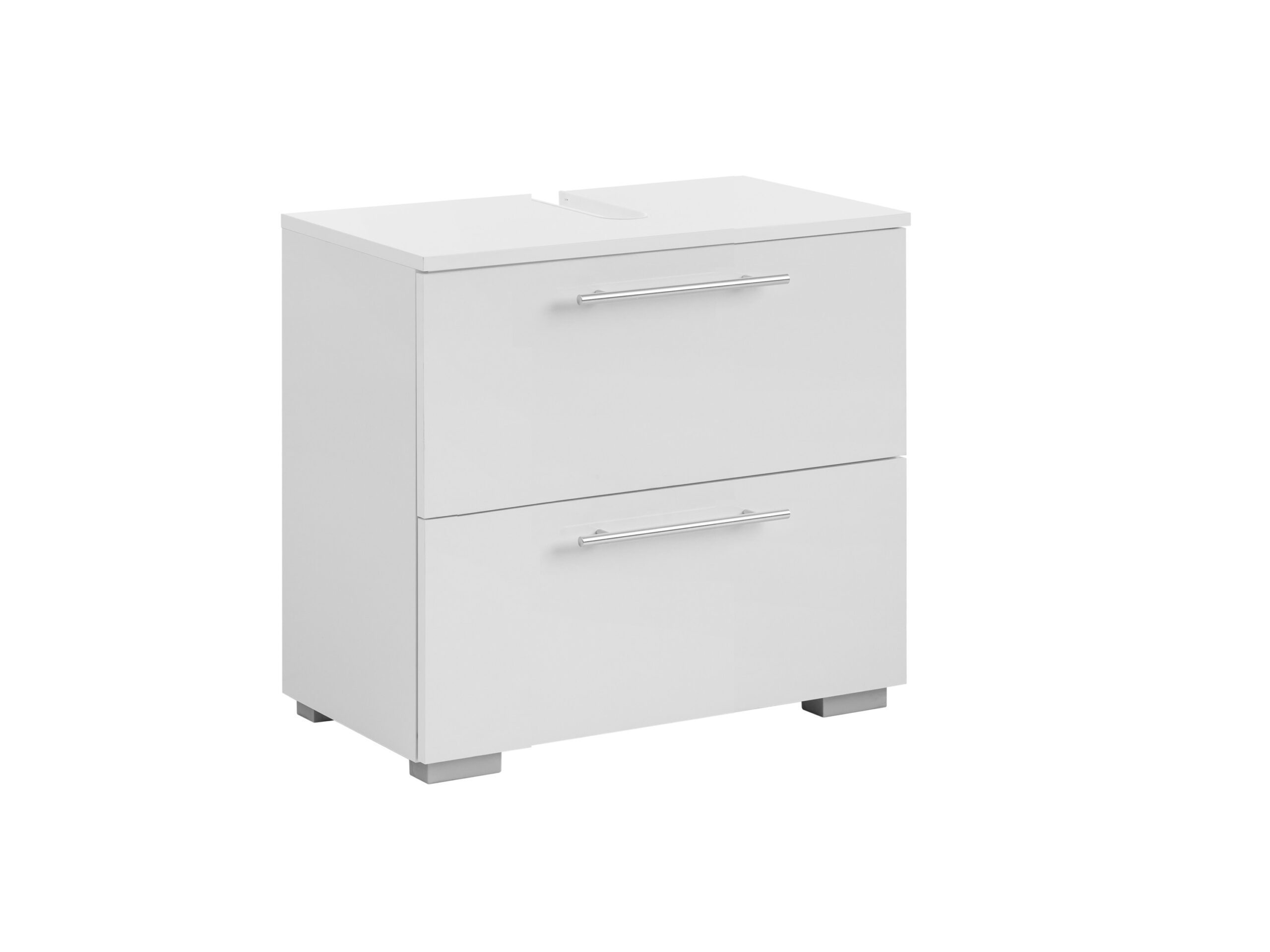 Schildmeyer Onderkast wastafel Carlos (Breedte 60 cm, parelwit) (4027181112687)