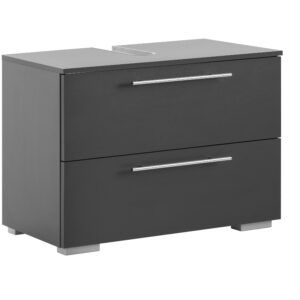 Schildmeyer Onderkast wastafel Carlos (Breedte 80 cm, Antraciet) (4027181112731)