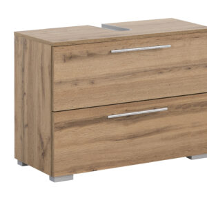 Schildmeyer Onderkast wastafel Carlos (Breedte 80 cm, Eiken landhuis) (4027181112724)