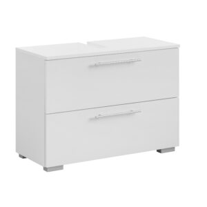 Schildmeyer Onderkast wastafel Carlos (Breedte 80 cm, parelwit) (4027181112717)