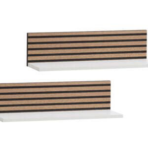 Schildmeyer Set van 2 wandplanken Ryker (mat wit) (4027181124925)