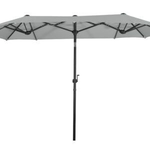 Schneider Parasol Viento (300 x 150 cm, Zilvergrijs) (4000570697149)