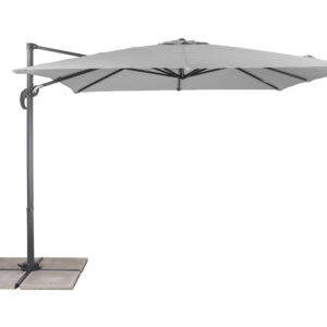 Schneider Zweefparasol Valencia Grande 280 x 280 cm (Zilvergrijs) (4000570699143)