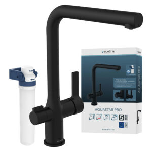 Schütte Keukenkraan AQUASTAR PRO (Zwart mat) (4008431998602)