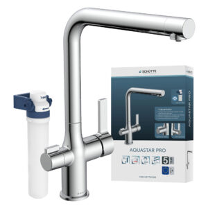 Schütte Keukenkraan met filtersysteem AQUASTAR PRO (Chroom) (4008431998008)
