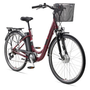 TELEFUNKEN E-bike City RC822 multitalent 28" (Wijnrood, 28") (4000420284185)