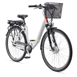 TELEFUNKEN Elektrische fiets City Multitalent RC657 (Wit glanzend) (4000420282716)