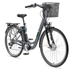 TELEFUNKEN Elektrische fiets City RC822 multitalent 28" (antraciet, 28") (4000420284178)