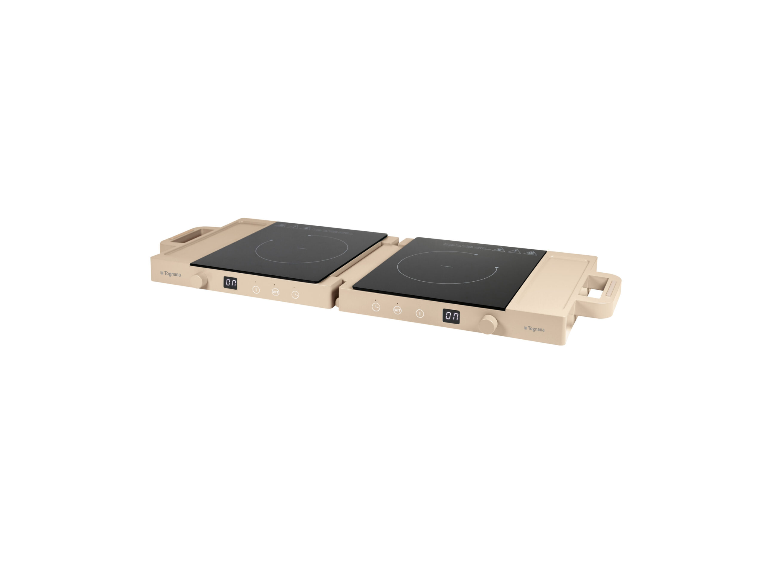 Tognana Draagbare dubbele kookplaat Iridea (Beige) (8056444516302)