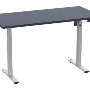 VCM Elektrisch verstelbaar bureau E-Lona (Antraciet/zilver, 160 x 80 cm) (4051814440724)