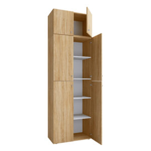 VCM Kast Lona (Draaideuren met opzetstuk, sonoma eik, XXl) (4051814413476)
