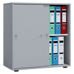 VCM Kast Lona (Schuifdeuren, Grijs, L) (4051814371097)