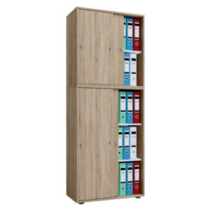 VCM Kast Lona (Schuifdeuren, sonoma eik, XXl) (4051814375545)