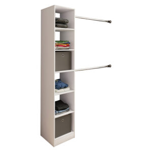 VCM Kledingkast Dacho (Kledingrek 2 stangen, Wit) (4051814404009)