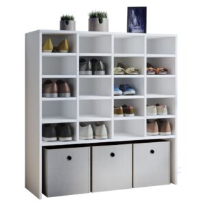 VCM Schoenenkast Hinsol (Wit, XL) (4051814377532)