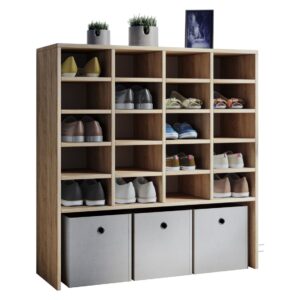 VCM Schoenenkast Hinsol (sonoma eik, XL) (4051814377549)