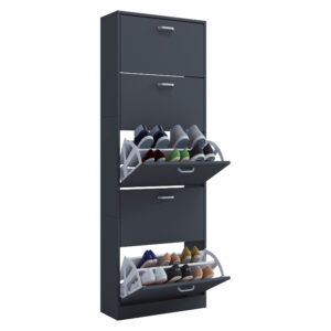 VCM Schoenenkast Sipos (Antraciet, XL) (4051814427121)
