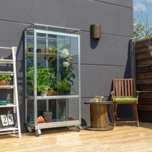 Vitavia Balkonkas Stad (inclusief rolfonds., Geanodiseerd aluminium) (4005717210670)