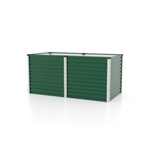 Vitavia Metalen hoge kweekbak Meta - 63 of 86 cm hoogte (858, zeegras/alu) (4005717243760)