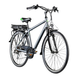 Zündapp Elektrische fiets Z802 700c 28" (Heren, Grijs/groen) (4260582291302)