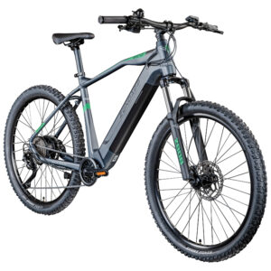 Zündapp Elektrische mountainbike Z808 650B (grijs/groen / 27,5 inch) (4260582293313)