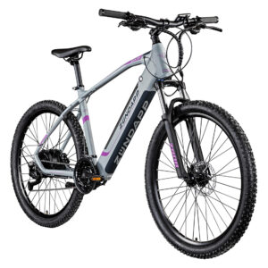 Zündapp Elektrische mountainbike Z808 650B (zilver/lila 27,5 inch) (4260582295126)