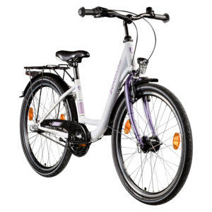 Zündapp Kinderfiets C400 (Wit/lila) (4255676604458)