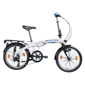 Zündapp Vouwfiets Parklane (Wit/blauw) (4250845938600)