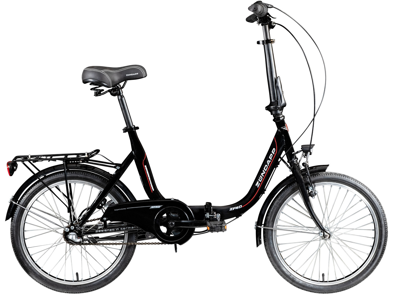 Zündapp Vouwfiets ZF40 20 inch (Zwart, 20 inch) (4260582290992)