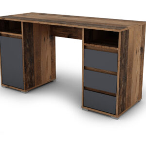 byLIVING Bureau Lobo (oud hout / antraciet) (4251942212136)