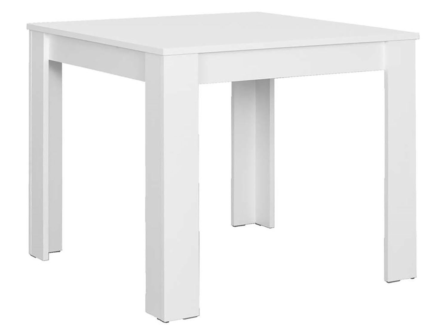 byLIVING Eettafel Nepal (Wit, 80 x 80 cm) (4251942202991)