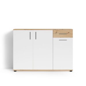 byLIVING Ladekast Jakob (Wit/ambachtelijk eiken) (4251942206791)