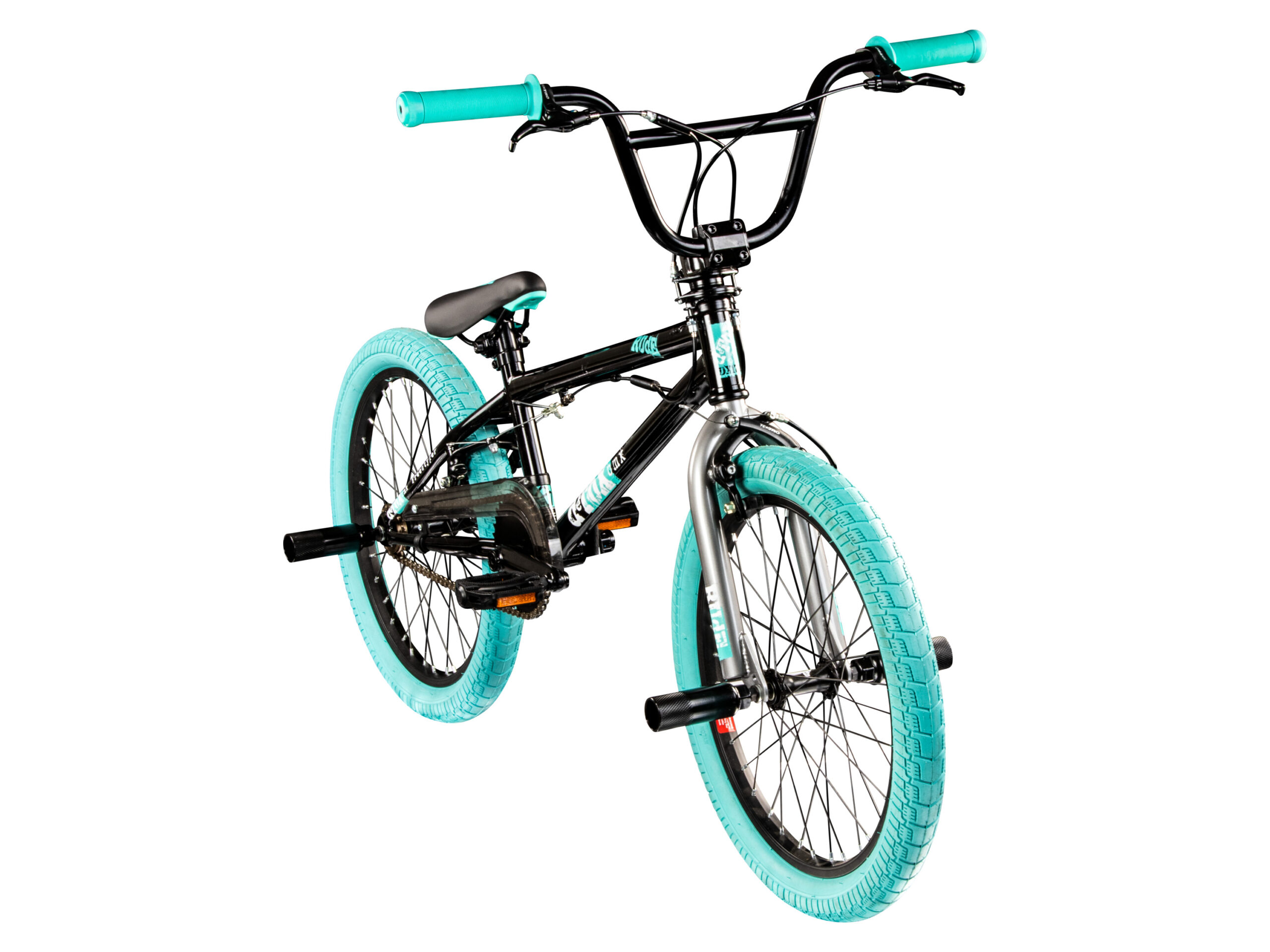 detox BMX Freestyle Rude (Zwart/turquoise) (4250845933636)