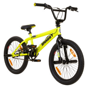 detox BMX fiets Big Shaggy Spoked 20 inch (Geel/zwart) (4250845928120)
