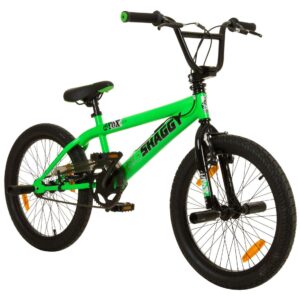 detox BMX fiets Big Shaggy Spoked 20 inch (groen/zwart) (4250845928106)