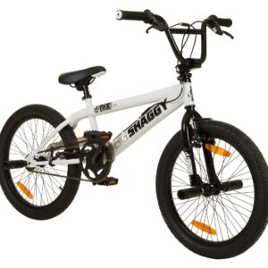detox BMX fiets Big Shaggy Spoked 20 inch (wit/zwart) (4250845928090)