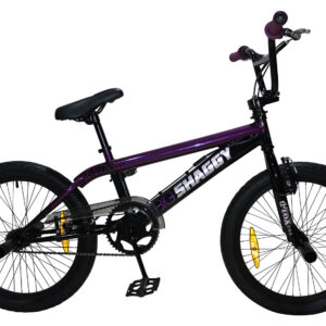 detox BMX fiets Big Shaggy Spoked 20 inch (zwart/paars) (4250845941037)