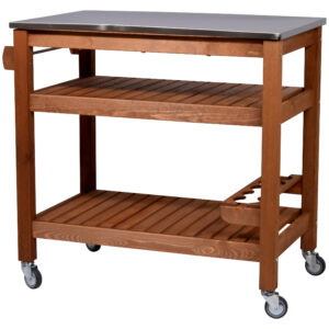 dobar Bijzettafel met RVS blad (4055894355404)