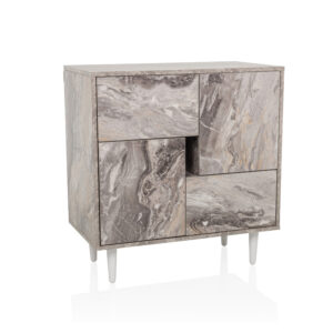 hjh LIVING Dressoir Lykkja (wit/marmer) (4064323045373)