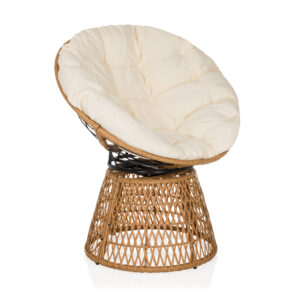 hjh LIVING Tuinstoel Weavora (Beige) (4064323107149)