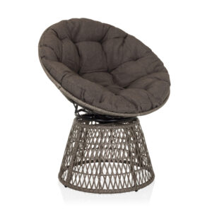 hjh LIVING Tuinstoel Weavora (Grijs) (4064323107132)