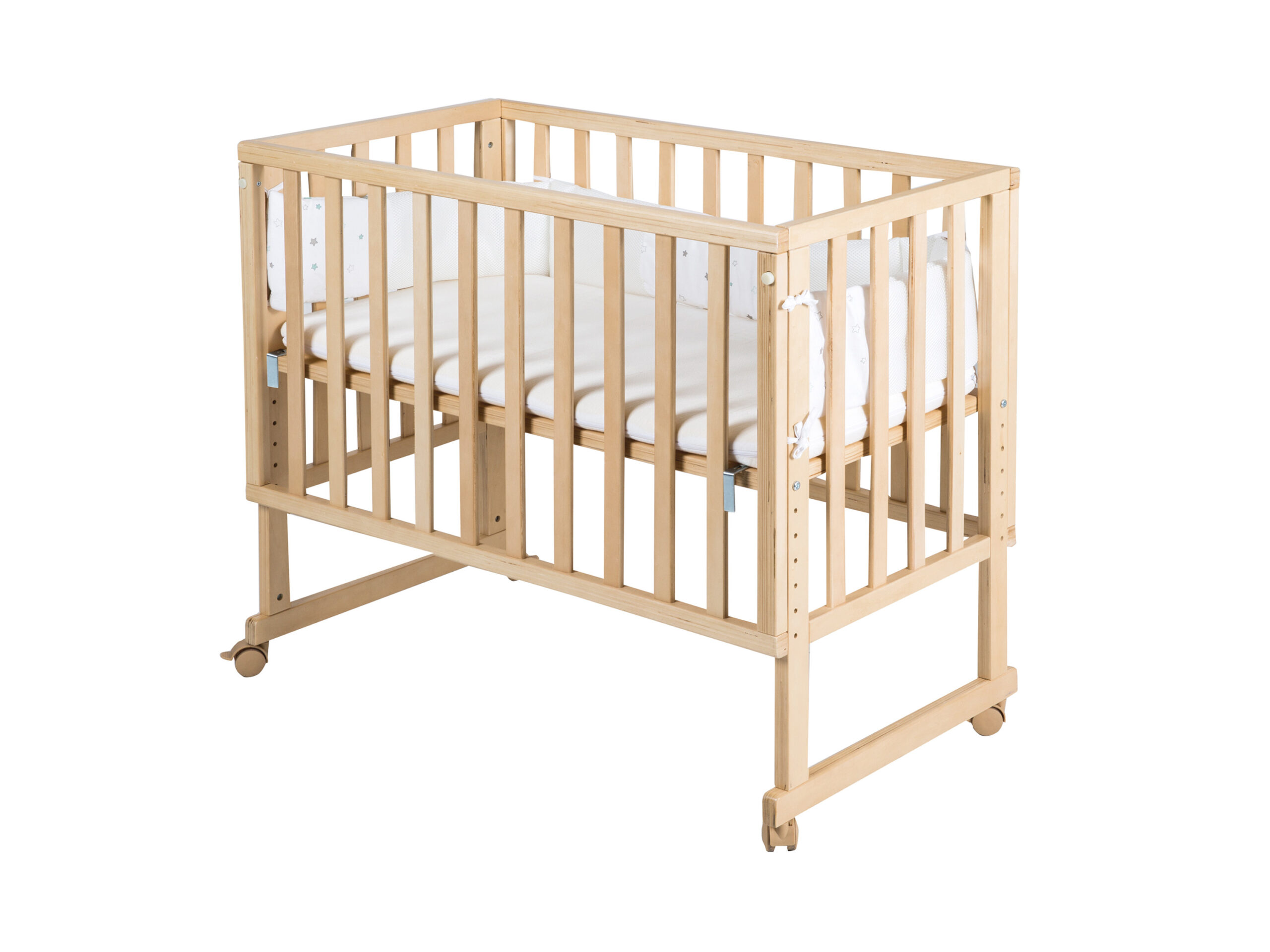 roba 3-in-1 co-sleeper babybed Safe Asleep (naturel gelakt) (4005317314198)