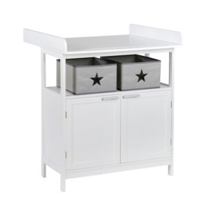 roba Commode Hamburg (2 deuren, Wit) (4005317318417)