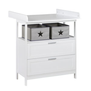 roba Commode Hamburg (2 lades, Wit) (4005317318431)