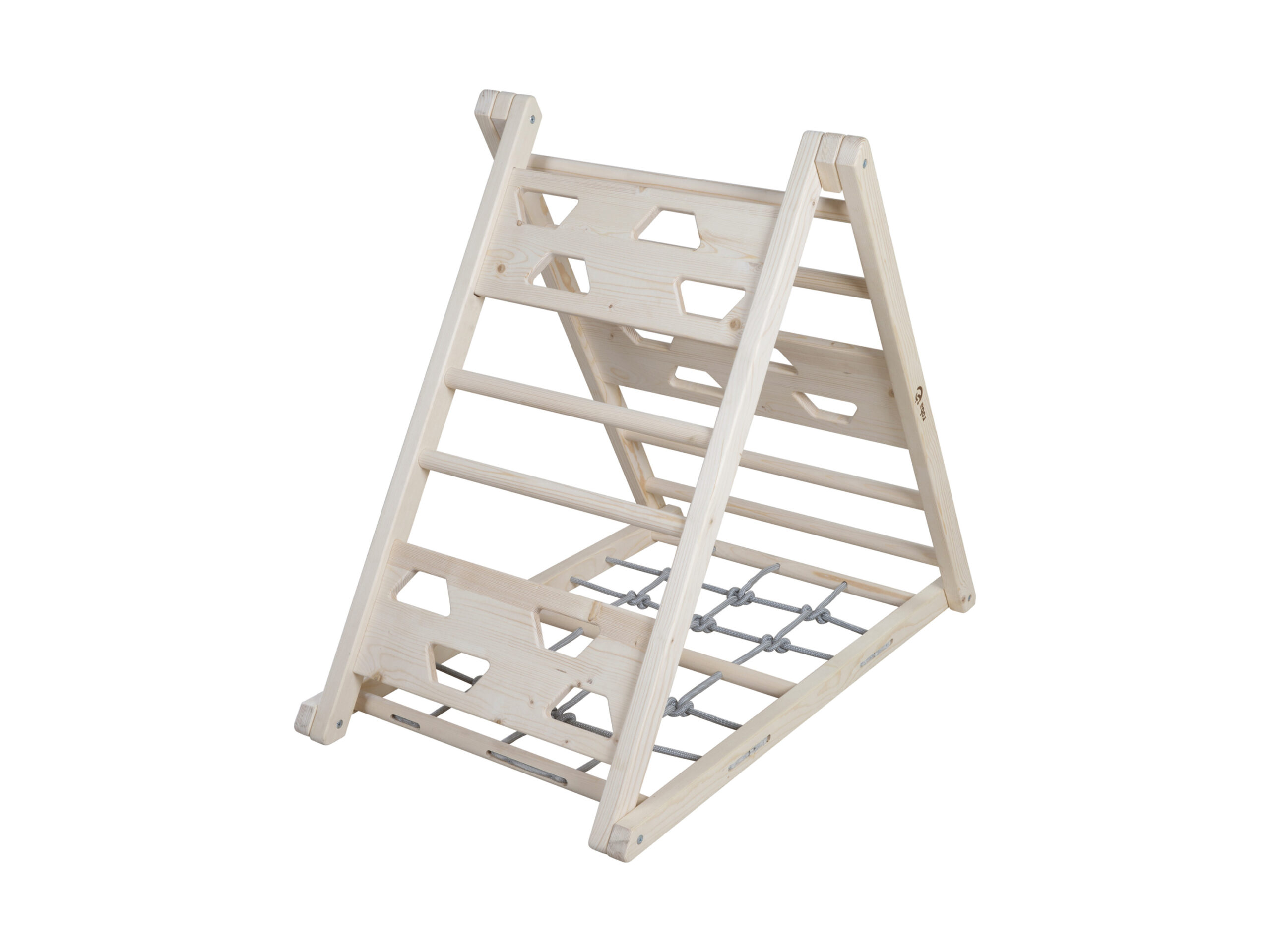 roba Houten klimrek - met klimtouw (4005317344553)