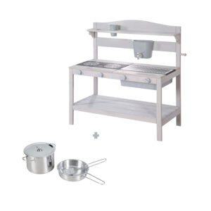roba Houten speelgoed buitenkeuken - met kraan (4005317339825)